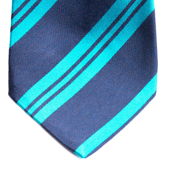 Mattabisch Tie Men Dark Slate Blue - Picture 2 of 5